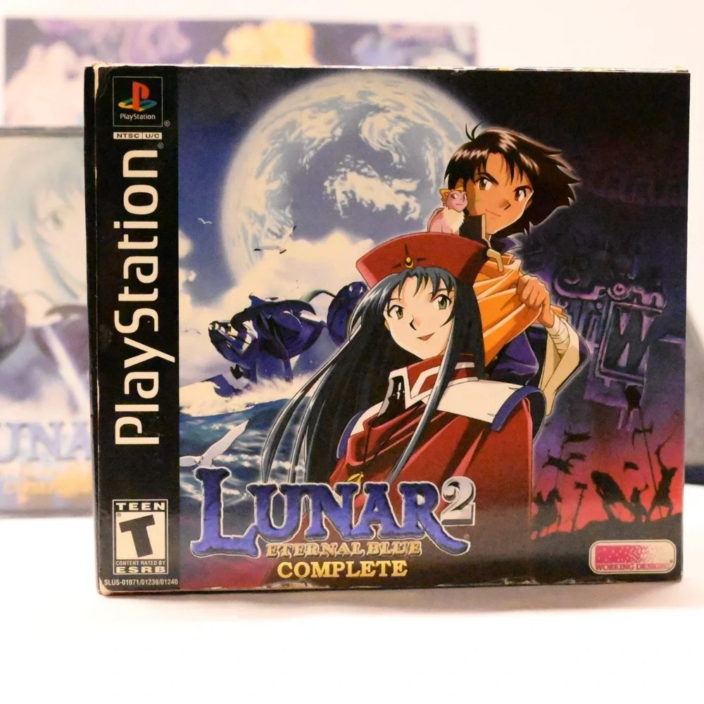 Lunar 2 Eternal Blue Complete Collector's Edition PS1 Box Set